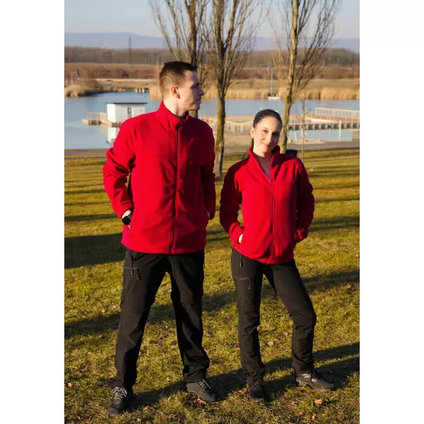  Dámska fleecová mikina ALTISPORT NoPrint NP/ALW405 ČERVENÁ 