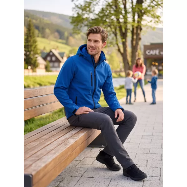  Pánska softshellová bunda ALTISPORT NP/ALM225 KRÁĽOVSKÁ modrá 