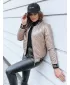 Dámska bunda DSTREET BASEBALL TY2563 KARAMEL