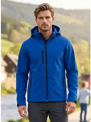 Pánska softshellová bunda ALTISPORT NP/ALM225 KRÁĽOVSKÁ modrá
