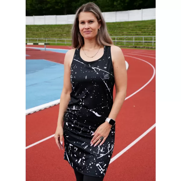  Dámske funkčné tielkové šaty premium ALTISPORT VOJ/ALW034SAT01 čierna 