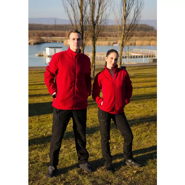  Dámska fleecová mikina ALTISPORT NoPrint NP/ALW405 ČERVENÁ 
