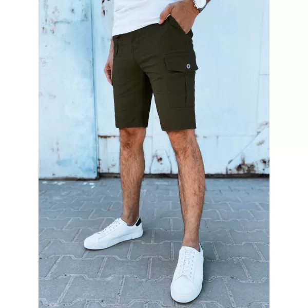  Pánske šortky DSTREET SX2432 ZELENÁ 