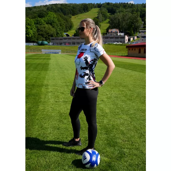  Dámske funkčné tričko premium ALTISPORT x CZE VOJ/ALW036TR01 HEXA biela 