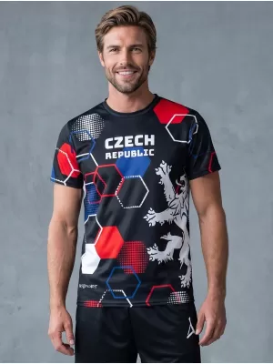 Pánske funkčné tričko premium ALTISPORT x CZE VOJ/ALM036TR01 HEXA ČERNÁ