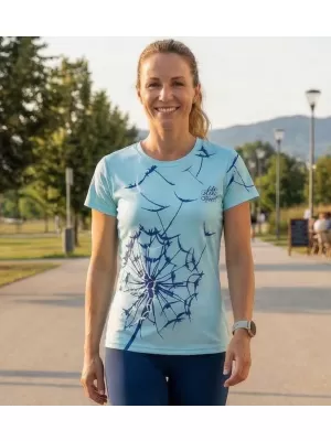 Dámske prémiové funkčné tričko ALTISPORT VOJ/ALW035TR01 MRAZOVO MODRÁ