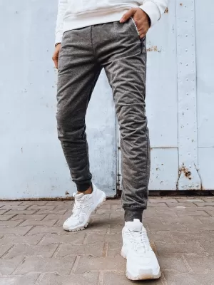 Pánske tepláky DSTREET UX4278 SVETLO ŠEDÁ