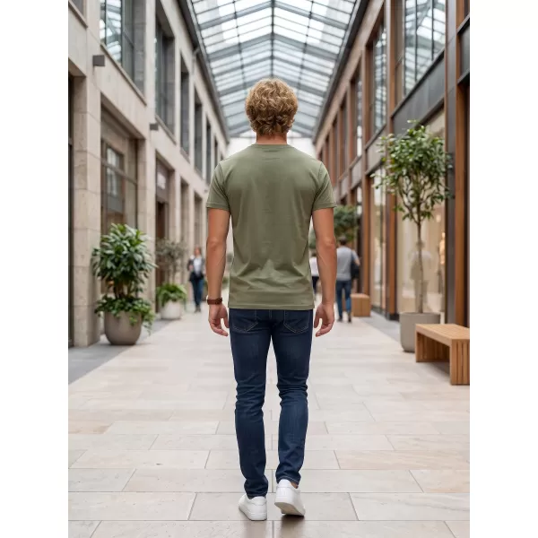  Pánske tričko ALTISPORT NoPrint NP/ALM921 SVETLO KHAKI 