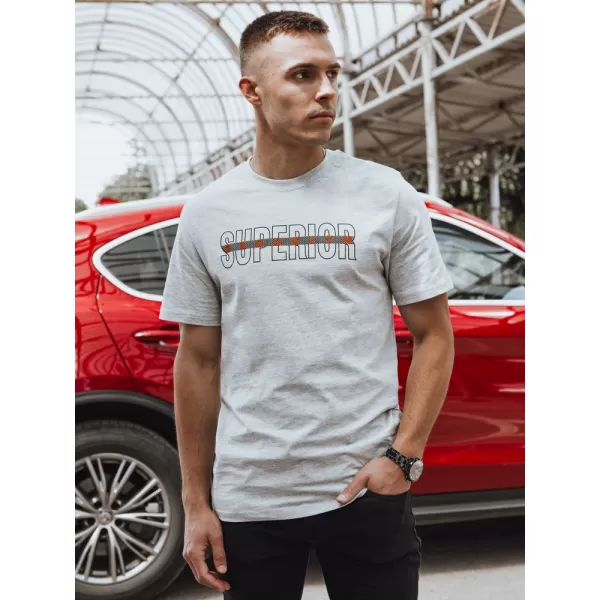  Pánska t -shirt dstreet rx5385 ​​svetlo šedá 
