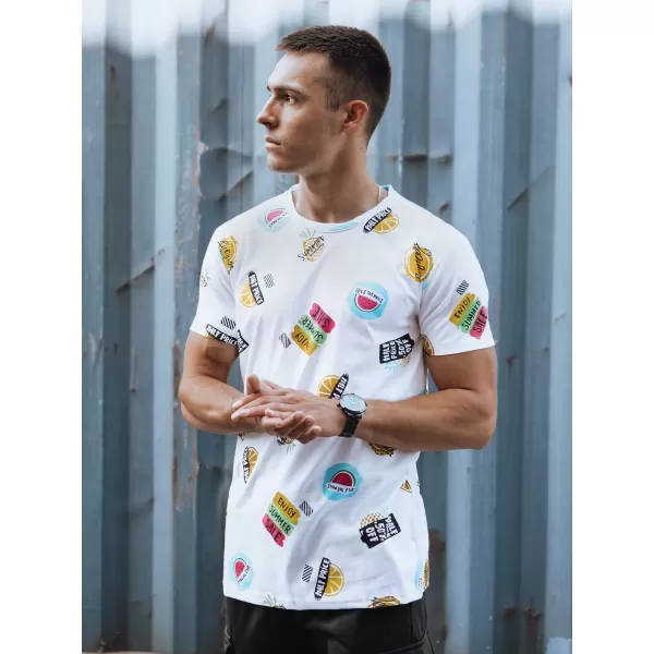  Pánska t -shirt dstreet rx5613 biela 