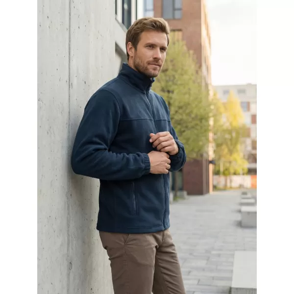  Pánska fleece mikina ALTISPORT NP/ALM105 NÁMORNÁ modrá 