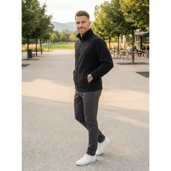  Pánska fleece mikina ALTISPORT NP/ALM105 EBONY GRAY 