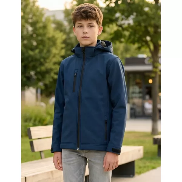  Detská softshellová bunda ALTISPORT NP/ALK535 NÁMORNÁ modrá 
