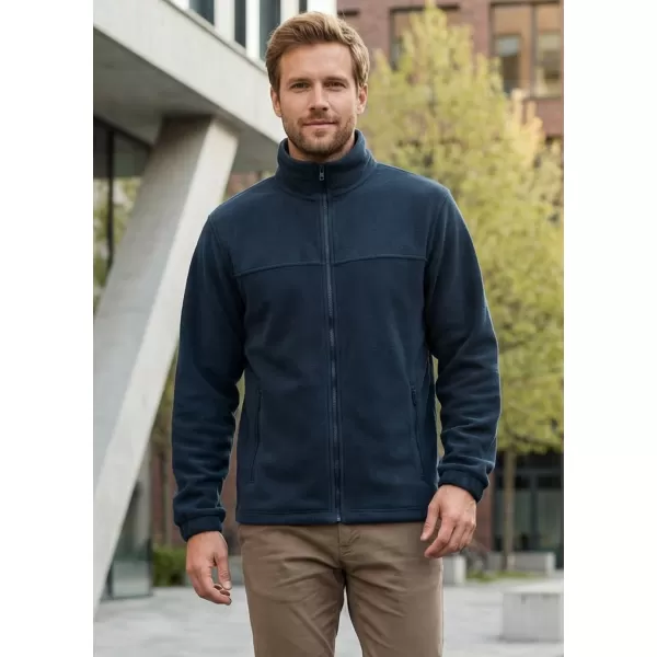  Pánska fleece mikina ALTISPORT NP/ALM105 NÁMORNÁ modrá 