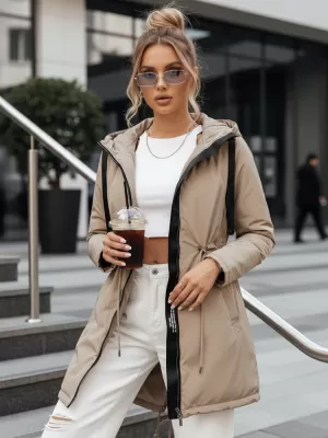 Dámska parka DSTREET VERCHA TY4261 BÉŽOVÁ