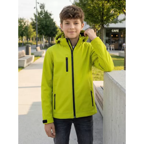  Detská softshellová bunda ALTISPORT NP/ALK535 LIMETKOVÁ 