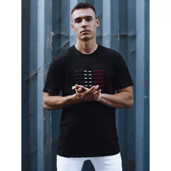  Pánske tričko DSTREET RX5570 ČIERNA 