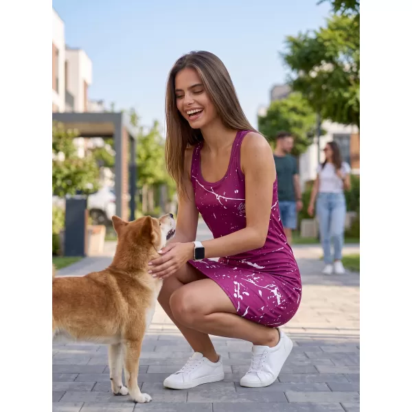  Dámske funkčné tielkové šaty premium ALTISPORT VOJ/ALW034SAT01 FUCHSIOVÁ 