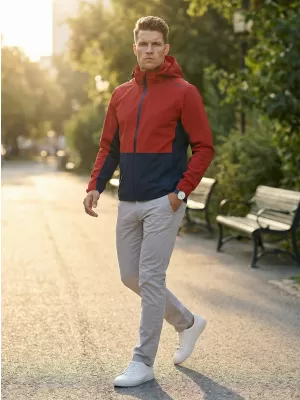 Pánska bunda ALTISPORT NoPrint NP/ALM835 červená