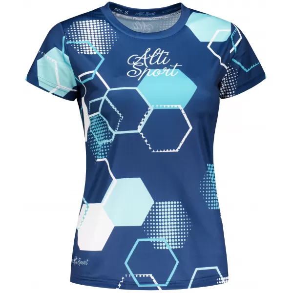  Dámske funkčné tričko premium ALTISPORT VOJ/ALW037TR01 NÁMORNÁ modrá 