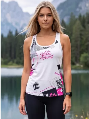 Dámske funkčné tielko premium ALTISPORT VOJ/ALW009TIL01 biela