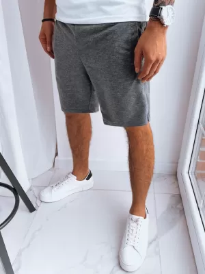 Pánske teplákové šortky DSTREET SX2281 TMAVO šedá