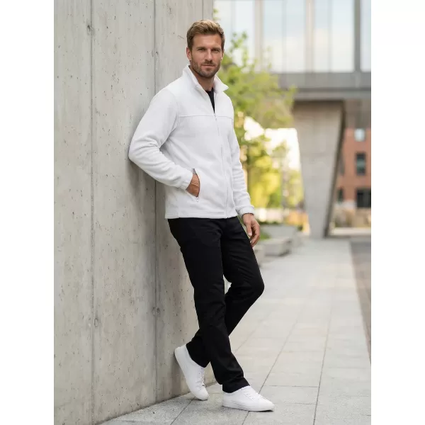  Pánska fleece mikina ALTISPORT NP/ALM105 biela 