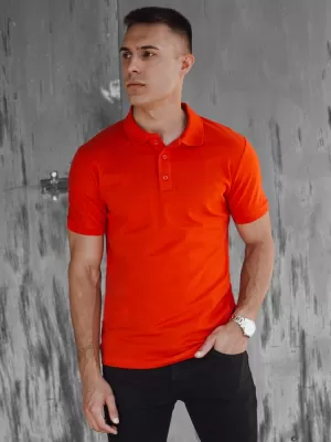 Pánska t -shirt s golierom DSTREET PX0609 ORANGE