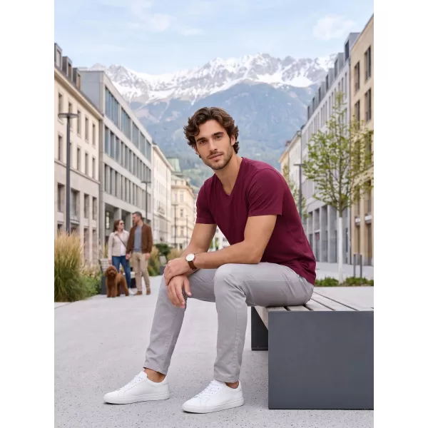  Pánske tričko ALTISPORT NoPrint NP/ALM007 GRANÁT 