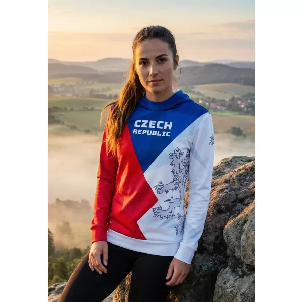 Dámska mikina premium ALTISPORT x CZE VOJ/ALW032MI01 TVARY 