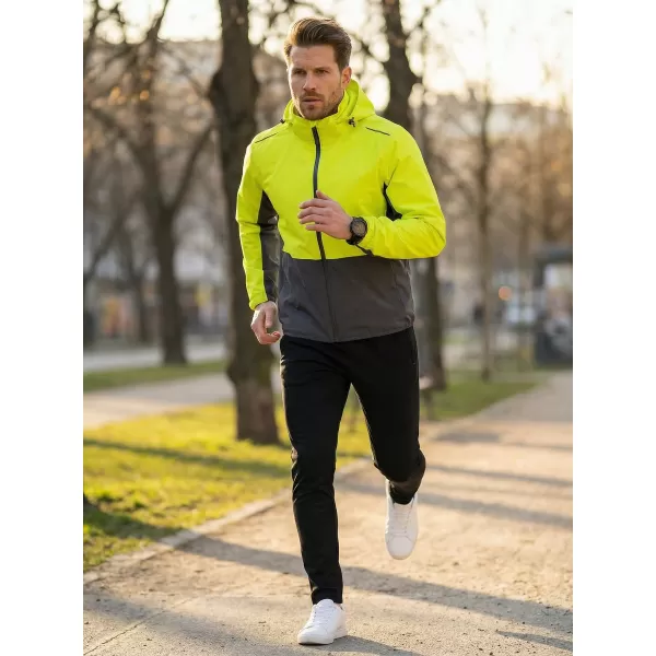  Pánska bunda ALTISPORT NoPrint NP/ALM835 NEON YELLOW 
