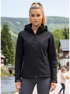 Dámska softshellová bunda ALTISPORT NP/ALW125 čierna
