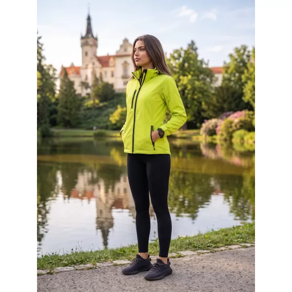  Dámska softshellová bunda ALTISPORT NP/ALW125 LIMETKOVÁ 