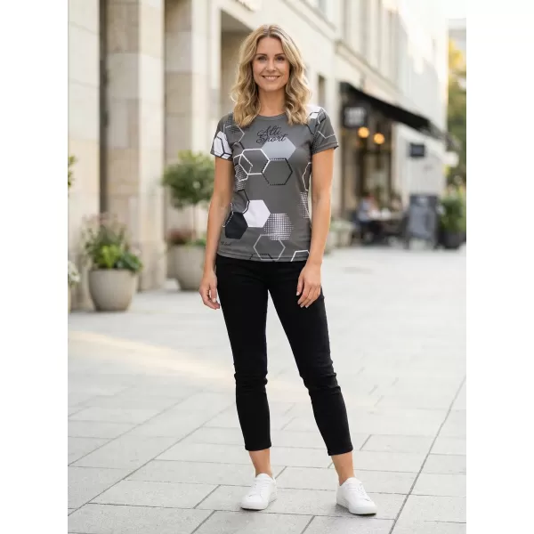  Dámske funkčné tričko premium ALTISPORT VOJ/ALW037TR01 sivá 