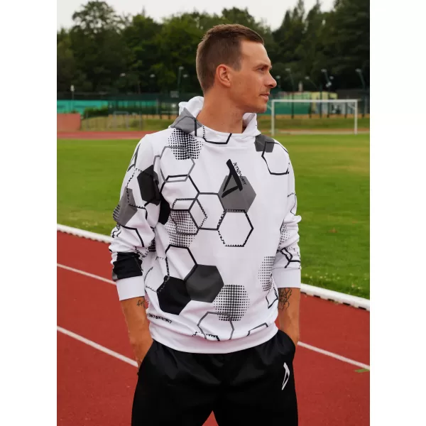  Pánska prémiová funkčná mikina ALTISPORT VOJ/ALM037MI01 BIELA 