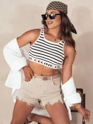 Dámske šortky DSTREET SUNYLOOK SY0373 BÉŽOVÁ