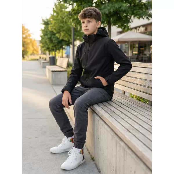  Detská softshellová bunda ALTISPORT NP/ALK535 čierna 