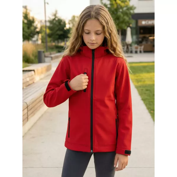  Detská softshellová bunda ALTISPORT NP/ALK535 červená 