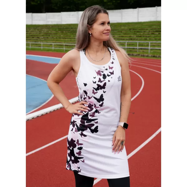  Dámske funkčné tielkové šaty premium ALTISPORT VOJ/ALW022SAT01 biela 