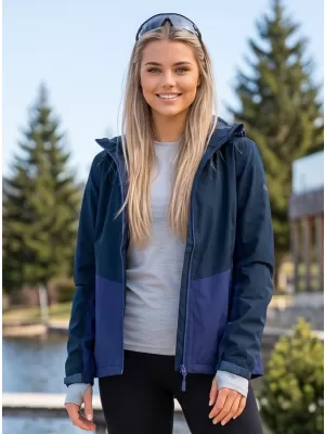 Dámska bunda ALTISPORT NoPrint NP/ALW947 NÁMORNÁ modrá