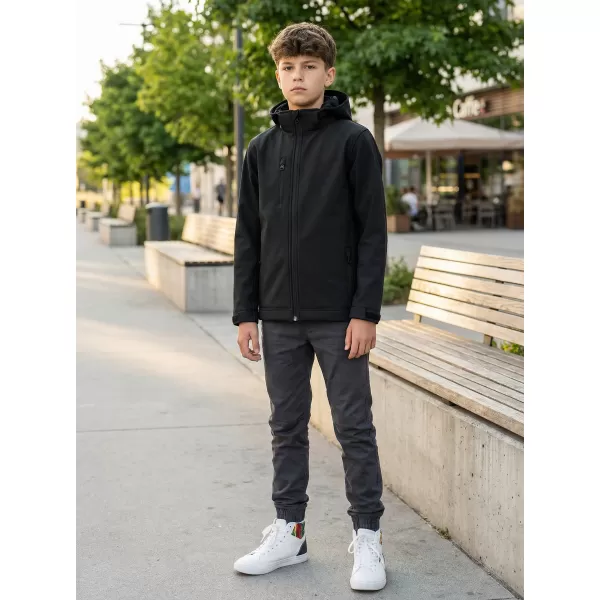  Detská softshellová bunda ALTISPORT NP/ALK535 čierna 