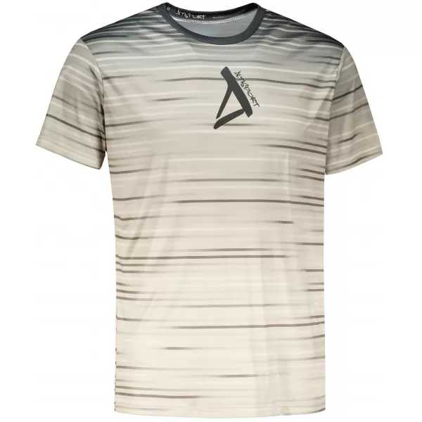  Pánske tričko premium ALTISPORT VOJ/ALM031TR01 ČIERNA/HNEDÁ 