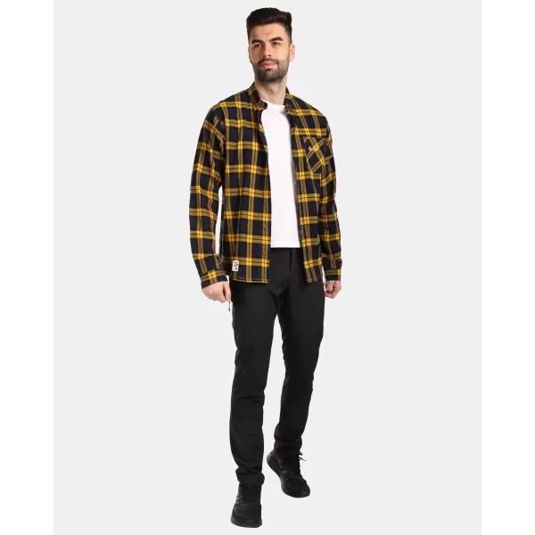 Pánska košeľa KILPI FLANNY-M VM0380KI žltá 