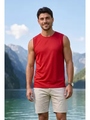 Pánske funkčné tielko ALTISPORT NoPrint NP/ALM028 červená