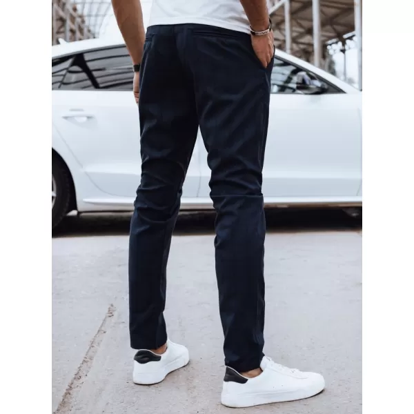  Pánske nohavice DSTREET UX4395 NÁMORNÍCKA MODRÁ 