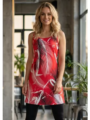 Dámske funkčné tielkové šaty premium ALTISPORT VOJ/ALW001SAT01 červená