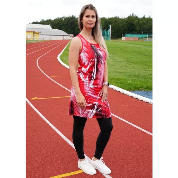  Dámske funkčné tielkové šaty premium ALTISPORT VOJ/ALW001SAT01 červená 