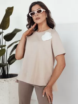 Dámske tričko DSTREET BINDA RY2484 BÉŽOVÁ