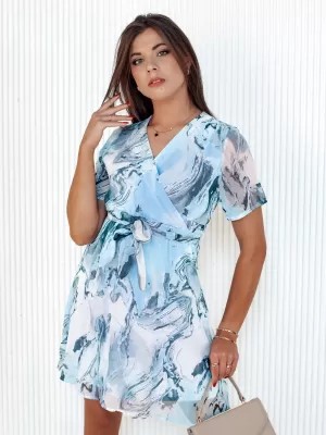 Šaty DSTREET CHICLOVE EY2518 SVETLO MODRÁ