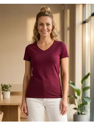 Dámske tričko ALTISPORT NoPrint NP/ALW107 GRANÁT